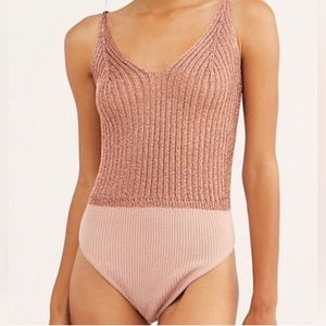NWT Free People rose one piece